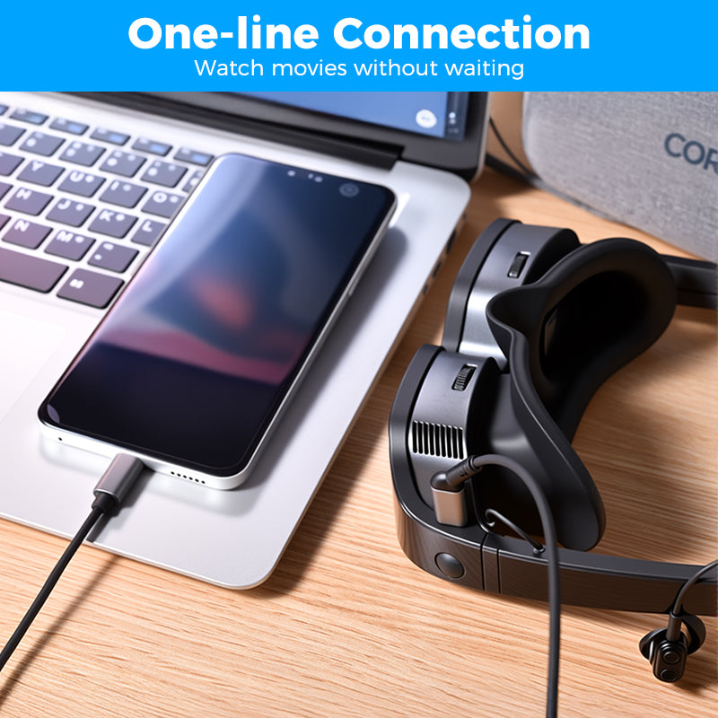 CORNMI USB-C Cable, Fast Charging & 4K@90Hz Video & 20Gbps Data Transfer, 80cm/31.5in Straight to Angled Connectors with Cable Tie