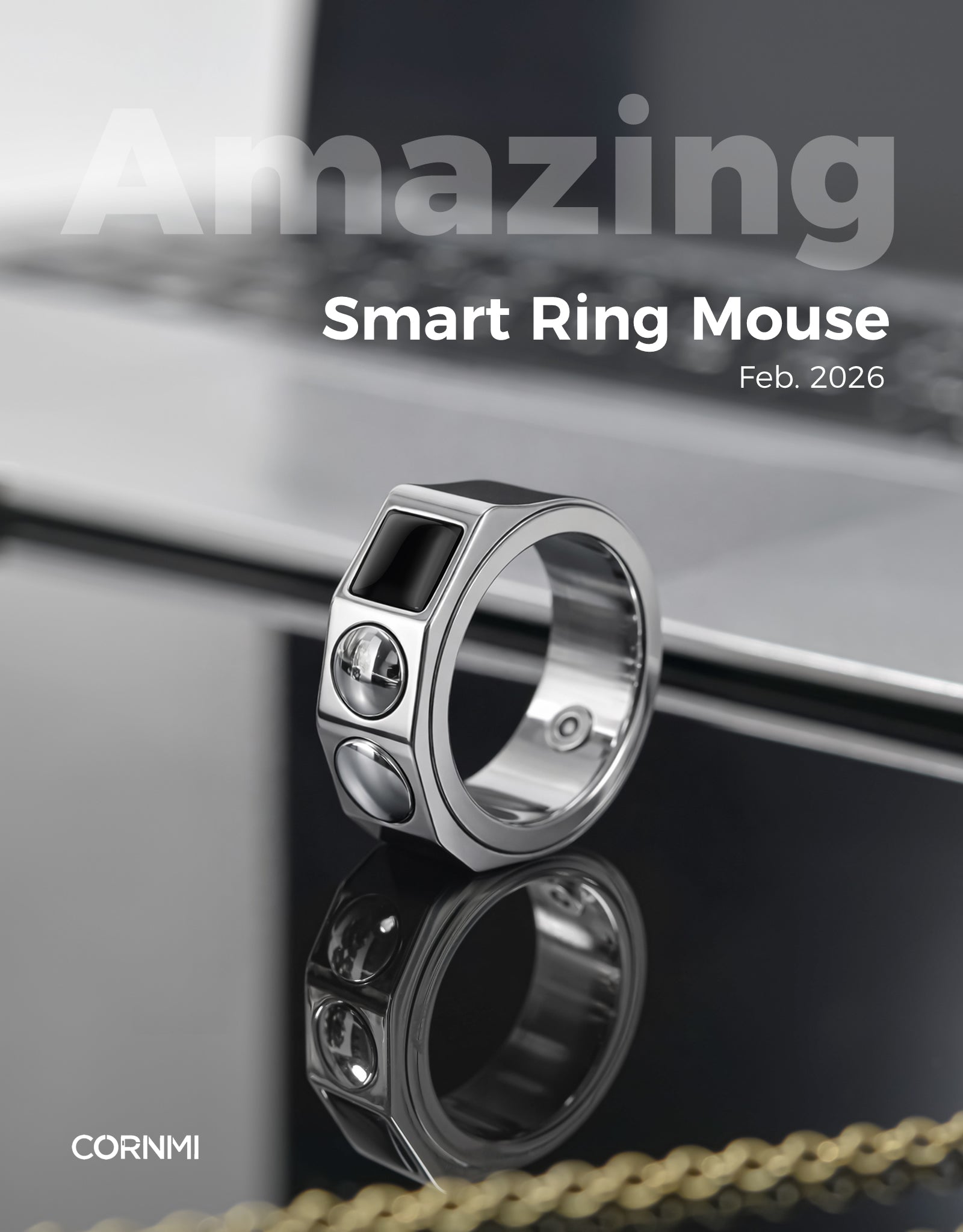Reinvent Your Digital Control: Introducing the Upgraded L Size Smart Ring Mouse