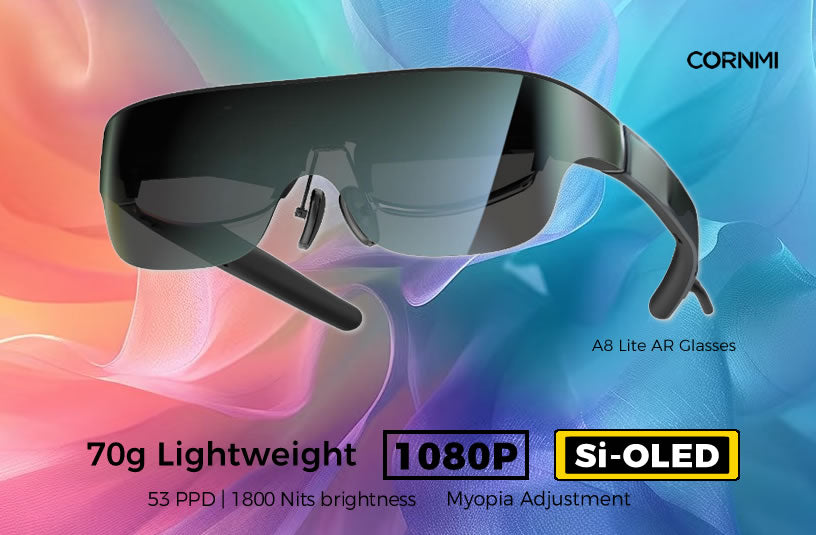 CORNMI A8 Lite Smart Glasses: Your Screens Just Got Fired!