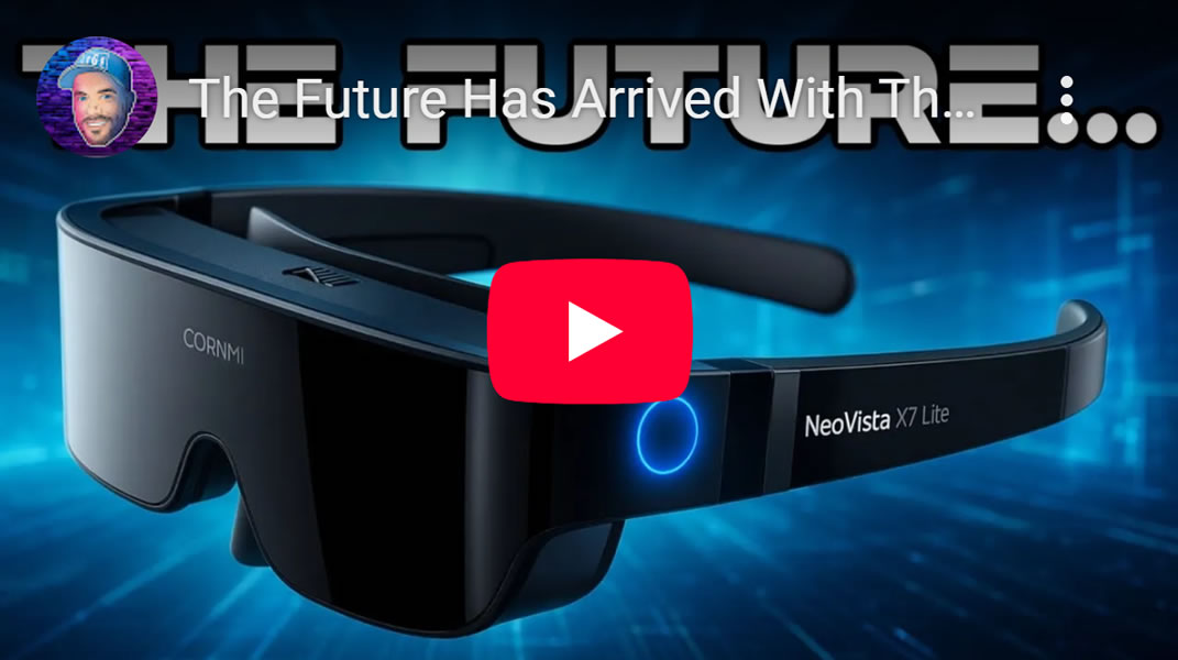 The future has arrived with this CORNMI X7 Lite smart headset!