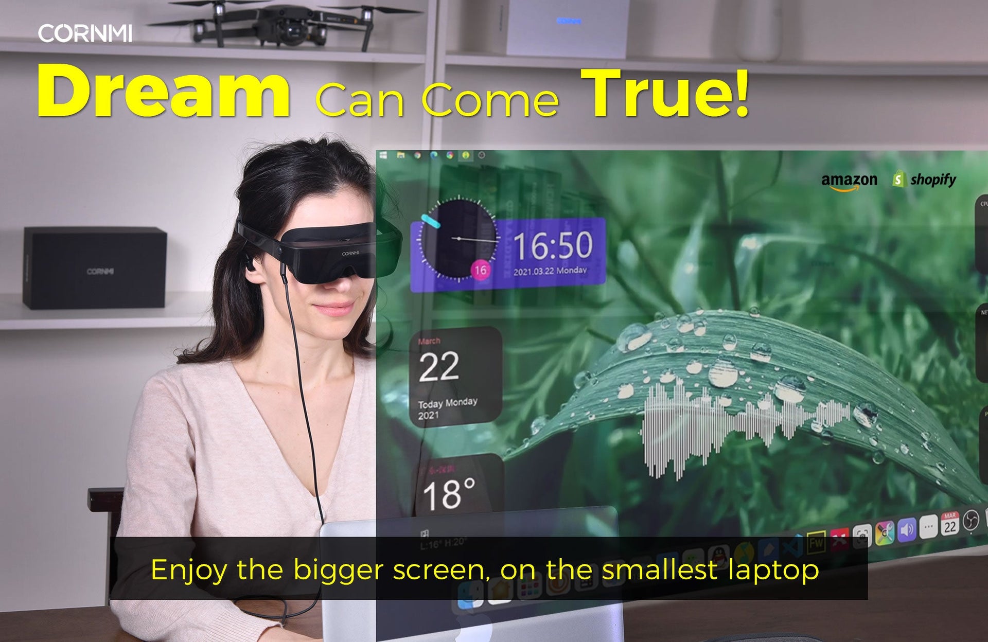How to Wear the CORNMI Neovista X7 Lite Smart Glasses Correctly