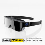 NeoVista X7 - 62FOV, 45PPD, 3515PPI, 1440P Cinematic Micro OLED Glasses