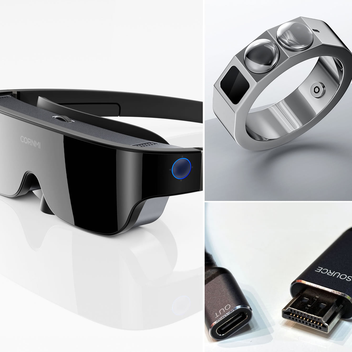 NeoVista X7 Lite with Smart Ring Mouse & HDMI to USB-C Cable